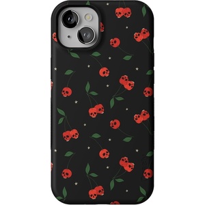 image:imageCasely iPhone 15 Plus Case  Sweet Revenge  Cherry Skulls  Bold Protective Design  Compatible with MagSafe