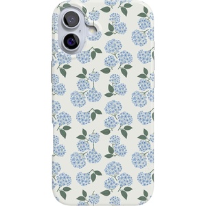 image:imageCasely iPhone 16 Case  Blue Hydrangea  Nantucket Cottage  Compatible with MagSafe  Classic Ultra Slim Design