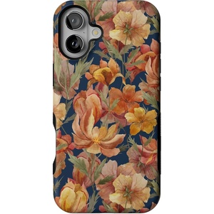 image:imageCasely iPhone 16 Case  Fallen Gold  Antique Floral  Bold Protective Design  Compatible with MagSafe