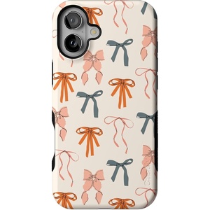 image:imageCasely iPhone 16 Case  Gourdy Girlie  Harvest Bows  Bold Protective Design  MagSafe Compatible Design