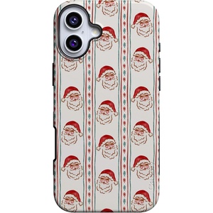 image:imageCasely iPhone 16 Case  Jolly St Nick  Retro Claus  Bold Protective Design  MagSafe Compatible Design