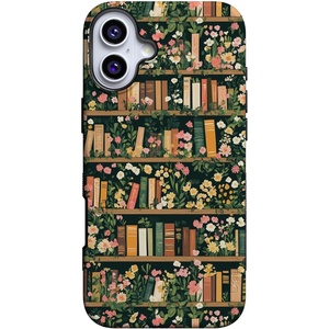 image:imageCasely iPhone 16 Case  Lost in Spots  Cheetah Print  Bold Protective Design  Compatible with MagSafeBook Nook  Floral Library