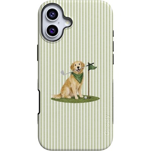 image:imageCasely iPhone 16 Case  Lost in Spots  Cheetah Print  Bold Protective Design  Compatible with MagSafeClubhouse  Golden on the Green