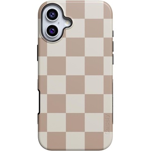 image:imageCasely iPhone 16 Case  Lost in Spots  Cheetah Print  Bold Protective Design  Compatible with MagSafeFit Check  Neutral Checkerboard Checkered