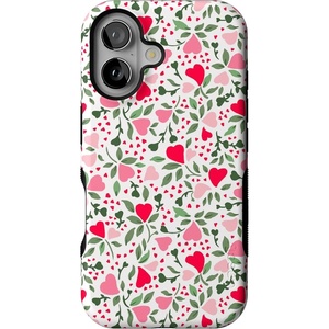 image:imageCasely iPhone 16 Case  Lost in Spots  Cheetah Print  Bold Protective Design  Compatible with MagSafeFloral Heart  Vines of Love