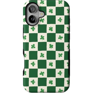 image:imageCasely iPhone 16 Case  Lost in Spots  Cheetah Print  Bold Protective Design  Compatible with MagSafeLucky You  Shamrock