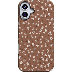 image:imageCasely iPhone 16 Case  Lost in Spots  Cheetah Print  Bold Protective Design  Compatible with MagSafeMocha Meadow  Tiny Flowers