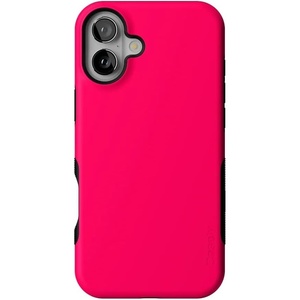 image:imageCasely iPhone 16 Case  Lost in Spots  Cheetah Print  Bold Protective Design  Compatible with MagSafeThink Pink  Solid Neon Pink