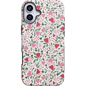 image:imageCasely iPhone 16 Case  Lost in Spots  Cheetah Print  Bold Protective Design  Compatible with MagSafeVines of Love  Floral Heart