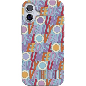 image:imageCasely iPhone 16 Case  Love Song  Lavender Heart  Compatible with MagSafe  Classic Ultra Slim DesignAll You Need Is Love  Beatles