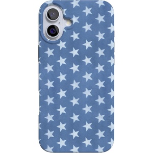 image:imageCasely iPhone 16 Case  Love Song  Lavender Heart  Compatible with MagSafe  Classic Ultra Slim DesignCoastal Blues  Denim Stars