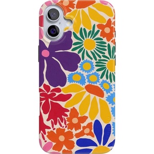image:imageCasely iPhone 16 Case  Love Song  Lavender Heart  Compatible with MagSafe  Classic Ultra Slim DesignFlower Patch  MultiColor Floral