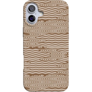 image:imageCasely iPhone 16 Case  Love Song  Lavender Heart  Compatible with MagSafe  Classic Ultra Slim DesignMocha Ripple  Brown Waves