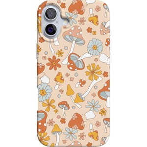 image:imageCasely iPhone 16 Case  Love Song  Lavender Heart  Compatible with MagSafe  Classic Ultra Slim DesignMushroom Magic  Retro Floral