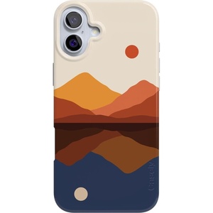 image:imageCasely iPhone 16 Case  Love Song  Lavender Heart  Compatible with MagSafe  Classic Ultra Slim DesignOpposites Attract  Day Night Colorblock Mountains