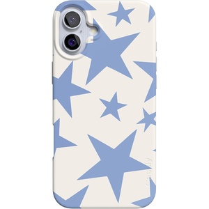 image:imageCasely iPhone 16 Case  Love Song  Lavender Heart  Compatible with MagSafe  Classic Ultra Slim DesignStars Align  Blue  White Stars