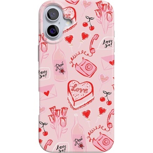image:imageCasely iPhone 16 Case  Love Song  Lavender Heart  Compatible with MagSafe  Classic Ultra Slim DesignThats Amore  Valentines
