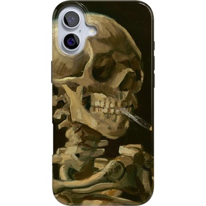 image:imageCasely iPhone 16 Case  Love Song  Lavender Heart  Compatible with MagSafe  Classic Ultra Slim DesignVan Gogh  Skull of a Skeleton with Burning Cig