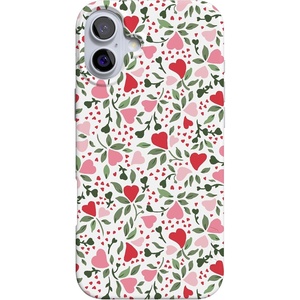 image:imageCasely iPhone 16 Case  Love Song  Lavender Heart  Compatible with MagSafe  Classic Ultra Slim DesignVines of Love  Floral Heart