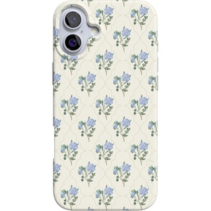 image:imageCasely iPhone 16 Case  Love Song  Lavender Heart  Compatible with MagSafe  Classic Ultra Slim DesignVintage Garden  Blue Hydrangea