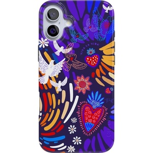 image:imageCasely iPhone 16 Case  Love Song  Lavender Heart  Compatible with MagSafe  Classic Ultra Slim DesignViva La Vida  Frida Kahlo Collage