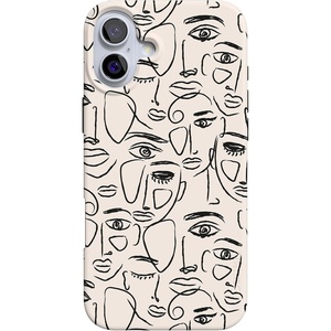 image:imageCasely iPhone 16 Case  Love Song  Lavender Heart  Compatible with MagSafe  Classic Ultra Slim DesignWere All Human  Minimal Face Art
