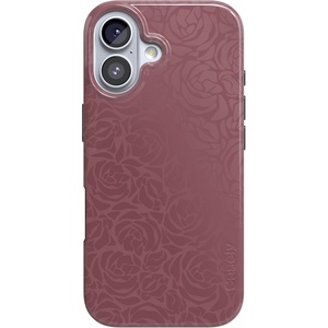 image:imageCasely iPhone 16 Case  Moody Monochrome  Bordeaux Rose  Compatible with MagSafe  Classic Ultra Thin Design