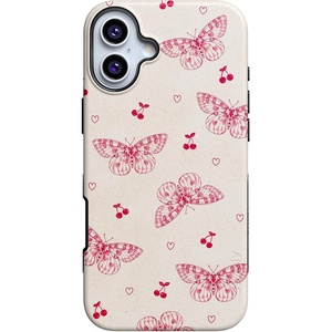 image:imageCasely iPhone 16 Plus Case  Heart Flutters  Butterfly  Bold Protective Design  Compatible with MagSafe