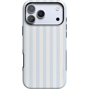 image:imageCasely iPhone 17 Pro Case  Blue Stripes  Sunday Best  Bold Protective Design  Compatible with MagSafe