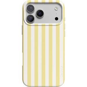 image:imageCasely iPhone 17 Pro Case  Butter Yellow Stripes  Sunday Best  Compatible with MagSafe  Classic Ultra Slim Design