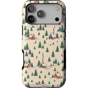 image:imageCasely iPhone 17 Pro Case  Chalet All Day  Winter Village  Bold Protective Design  MagSafe Compatible Design