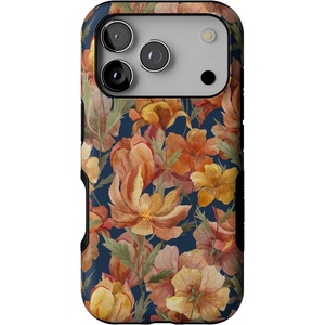 image:imageCasely iPhone 17 Pro Case  Fallen Gold  Antique Floral  Bold Protective Design  Compatible with MagSafe