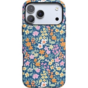 image:imageCasely iPhone 17 Pro Case  Full Bloom  Navy Floral  Bold Protective Design  Compatible with MagSafe