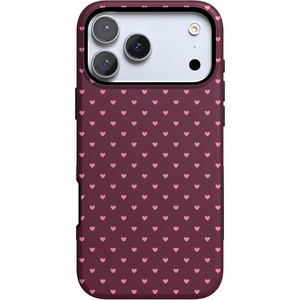 image:imageCasely iPhone 17 Pro Case  Heart Noir  Tiny Hearts  Bold Protective Design  MagSafe Compatible Design