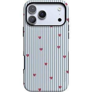 image:imageCasely iPhone 17 Pro Case  Love Lines  Blue Stripes  Bold Protective Design  MagSafe Compatible Design