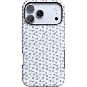 image:imageCasely iPhone 17 Pro Case  Lovebug  Blue Hearts  Bold Protective Design  Compatible with MagSafe