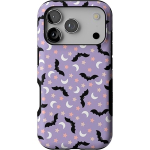 image:imageCasely iPhone 17 Pro Case  Midnight Flight  Celestial Bats  Bold Protective Design  MagSafe Compatible Design