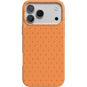 image:imageCasely iPhone 17 Pro Case  On the Dot  Orange Polka Dot  Compatible with MagSafe  Classic Ultra Thin Design