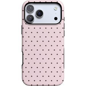 image:imageCasely iPhone 17 Pro Case  On the Dot  Pink amp Brown Polka Dot  Bold Protective Design  Compatible with MagSafe