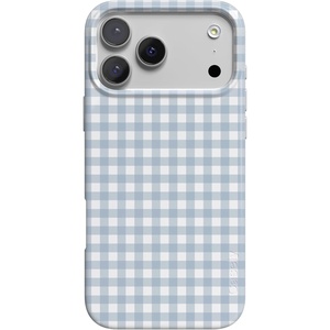 image:imageCasely iPhone 17 Pro Case  Pastel Picnic  Blue Gingham  Compatible with MagSafe  Classic Ultra Thin Design