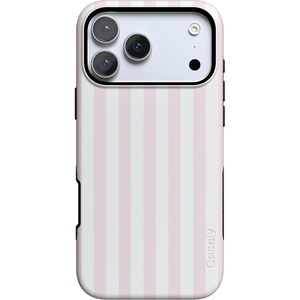 image:imageCasely iPhone 17 Pro Case  Pink Stripes  Sunday Best  Bold Protective Design  Compatible with MagSafe