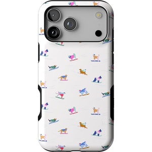 image:imageCasely iPhone 17 Pro Case  Powder Pups  Dog Sled  Bold Protective Design  MagSafe Compatible Design