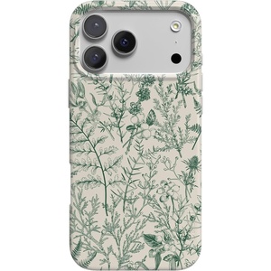 image:imageCasely iPhone 17 Pro Case  Sage Garden  Green Floral  Compatible with MagSafe  Classic Ultra Slim Design