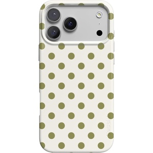 image:imageCasely iPhone 17 Pro Case  Spotted in SoHo  Green Polka Dot  Compatible with MagSafe  Classic Ultra Thin Design