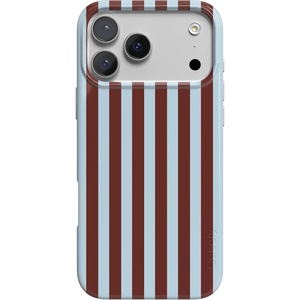 image:imageCasely iPhone 17 Pro Case  Sunday in Brooklyn  Chocolate Blue Stripes  Compatible with MagSafe  Classic Ultra Slim Design
