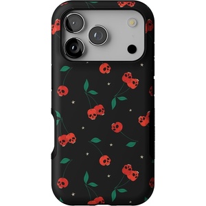 image:imageCasely iPhone 17 Pro Case  Sweet Revenge  Cherry Skulls  Bold Protective Design  Compatible with MagSafe