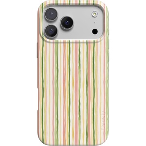image:imageCasely iPhone 17 Pro Case  Sweet Stripes  Rainbow Pastel  Compatible with MagSafe  Classic Ultra Thin Design