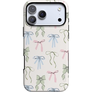 image:imageCasely iPhone 17 Pro Case  Whimsy Girlie  Pastel Bows  Bold Protective Design  Compatible with MagSafe