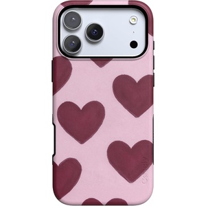 image:imageCasely iPhone 17 Pro Case  Whole Lotta Love  Plum Hearts  Bold Protective Design  MagSafe Compatible Design