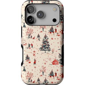 image:imageCasely iPhone 17 Pro Case  Winter Nostalgia  Vintage Holiday  Bold Protective Design  MagSafe Compatible Design